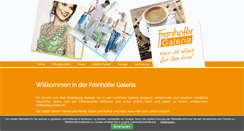 Desktop Screenshot of fronhofer-galeria.de